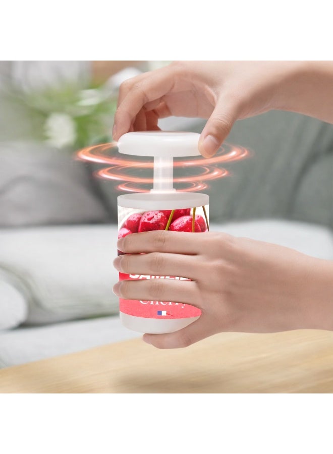 ساميلي معطر جو جل برائحة الكرز Y-005 للسيارة، حامل أكواب لوحة القيادة، المنزل، المكتب، غرفة النوم. عطر جل صلب، شدة رائحة قابلة للتعديل، يدوم طويلاً، يزيل الروائح الكريهة. مناسب للسيارات، غرف المعيشة، أماكن العمل، والمناطق العامة. آلية سحب، غير قابل للانسكاب، للاستخدام الداخلي. - Image 3